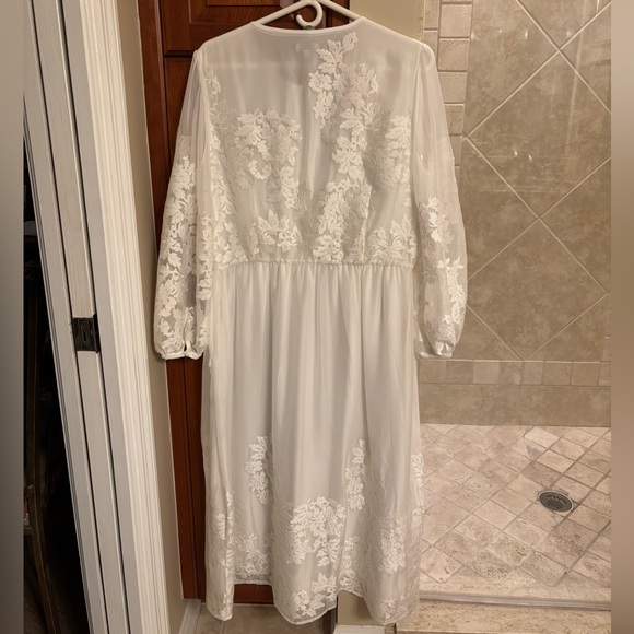 NWOT J.Peterman White Lace Dress - Picture 8 of 10